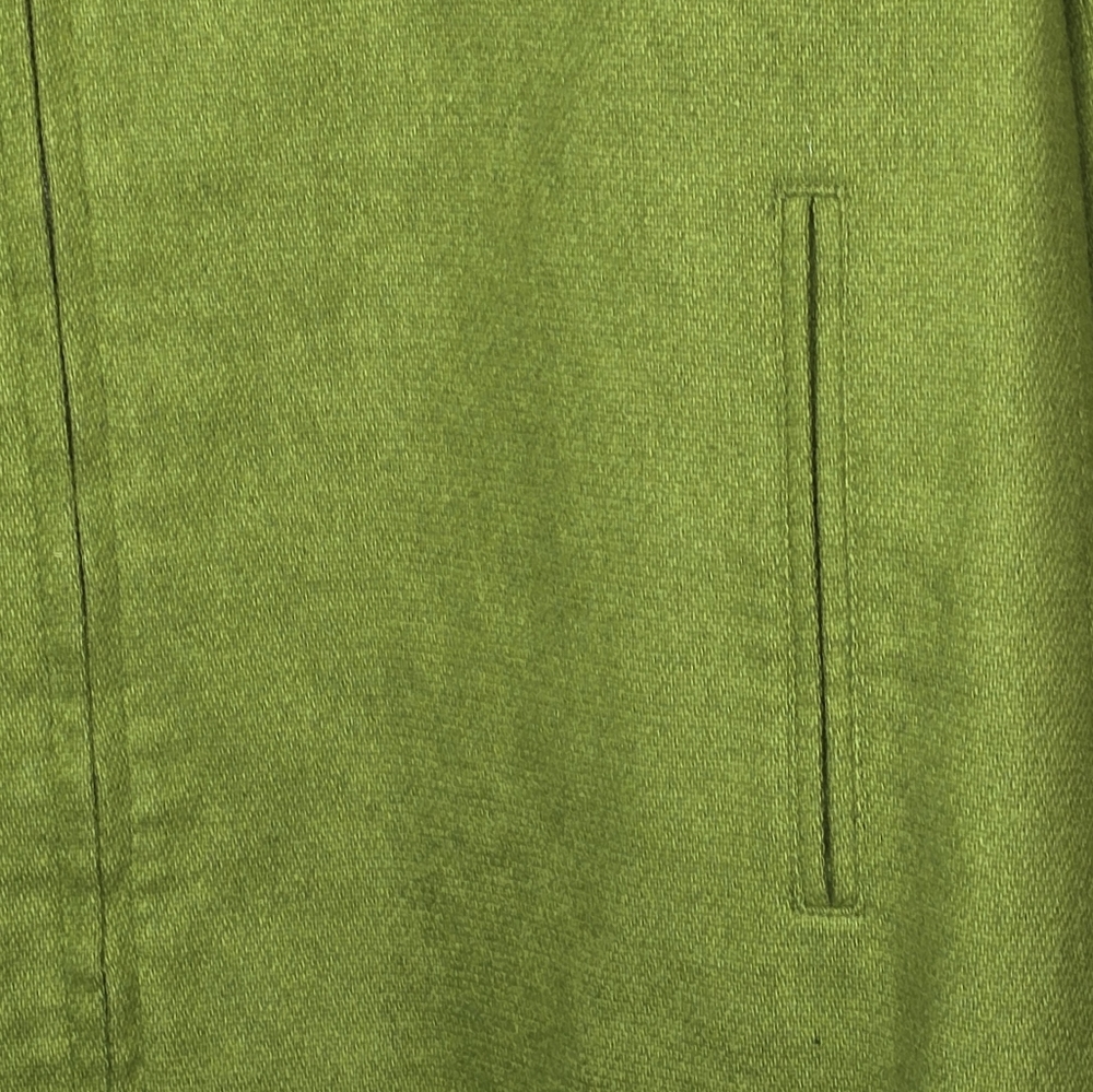 Green Wool Blend Zip-Up Jacket - Picture 6 of 8